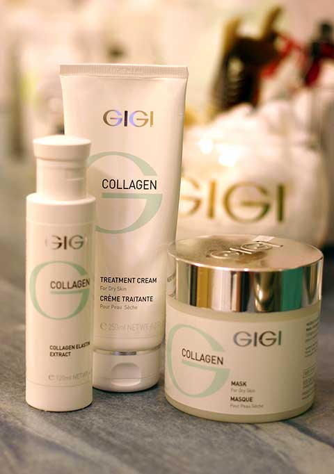 GIGI Collagén elasztinos termékek, professzionális kiszerelésben.